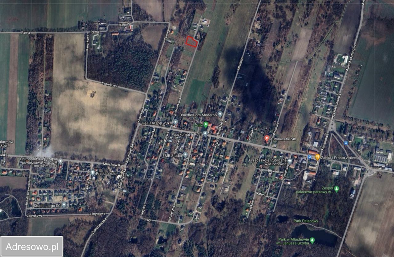 Działka budowlana Młochów, ul. Dworkowa. Zdjęcie 3