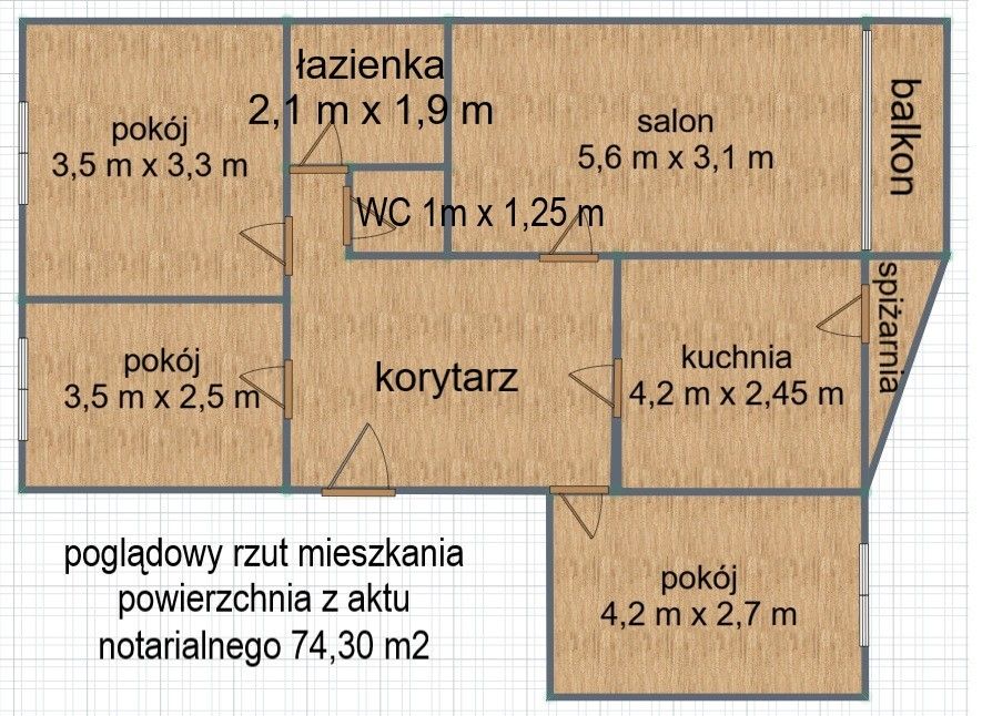 Mieszkanie 4-pokojowe Giżycko, al. Wojska Polskiego. Zdjęcie 31