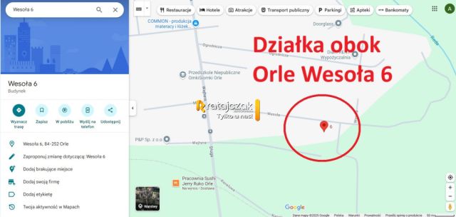Działka budowlana Orle, ul. Wesoła. Zdjęcie 17