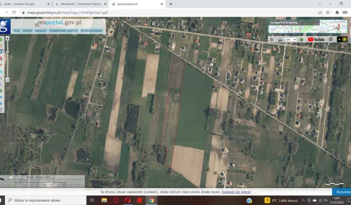 Działka rolna Kudrowice