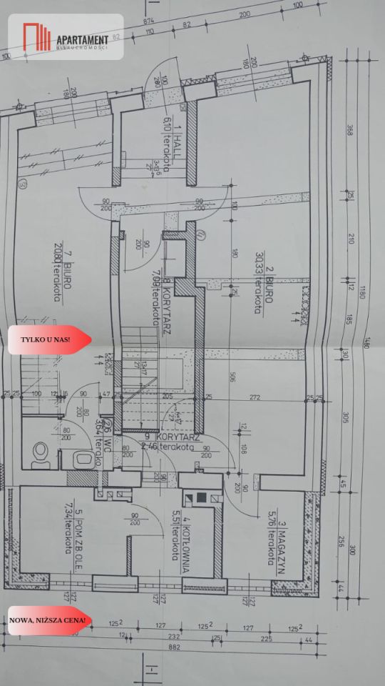 kamienica, 8 pokoi Brodnica Centrum. Zdjęcie 6