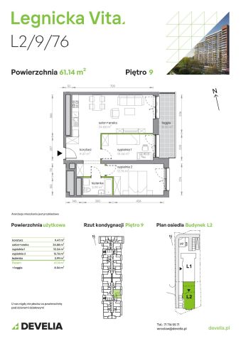 Mieszkanie 3-pokojowe Wrocław Popowice, ul. Legnicka. Zdjęcie 8