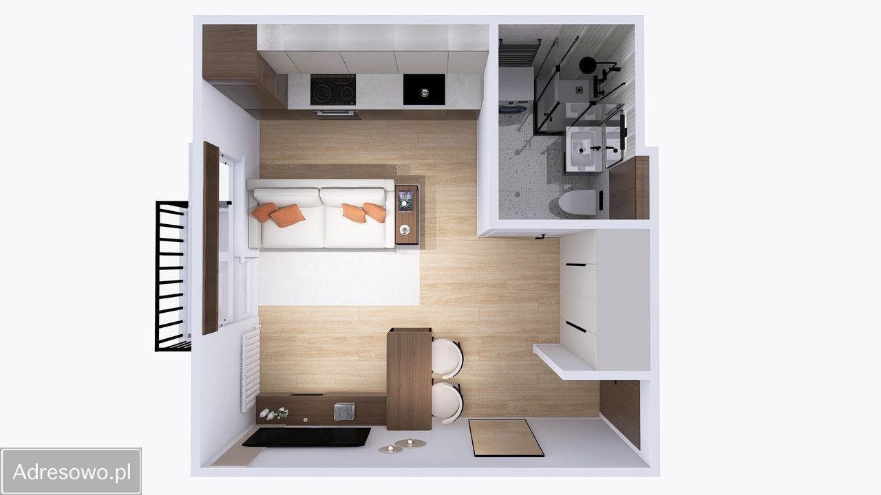 Mieszkanie 1-pokojowe Opole Lubelskie, ul. Puławska. Zdjęcie 2