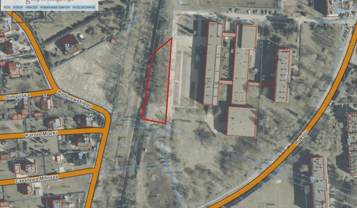 Działka Lędziny, ul. Pokoju