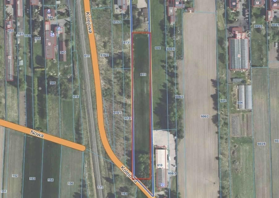 Działka inwestycyjna Częstochowa, ul. Kolejowa. Zdjęcie 2