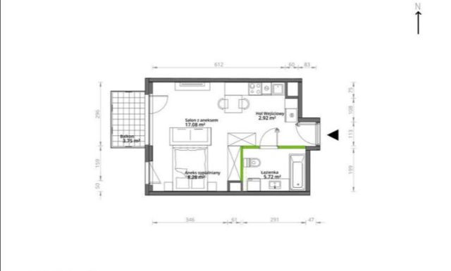 Mieszkanie 2-pokojowe Warszawa Praga, ul. Podskarbińska. Zdjęcie 4