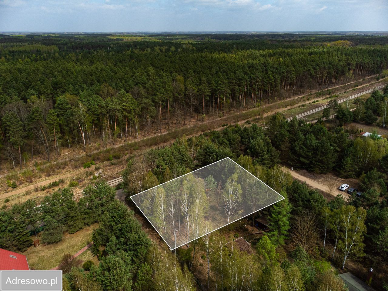 Działka rekreacyjna Cieksyn, ul. Słoneczna. Zdjęcie 9