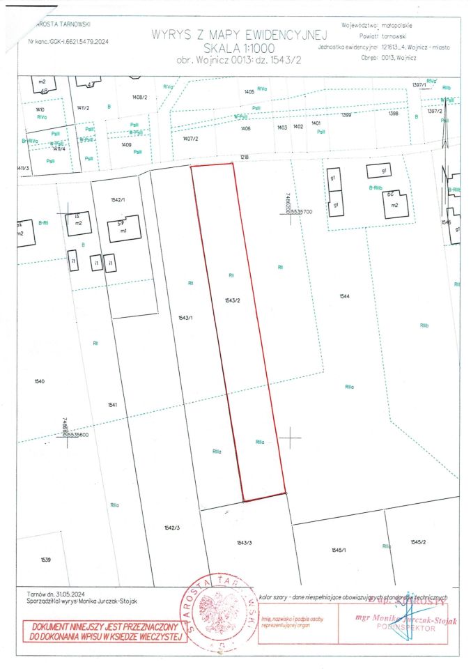 Działka budowlana Wojnicz, ul. św. Kingi. Zdjęcie 8