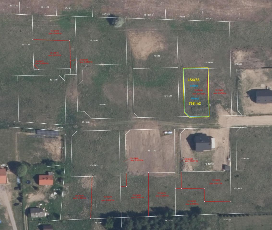 Działka budowlana Łapka. Zdjęcie 2