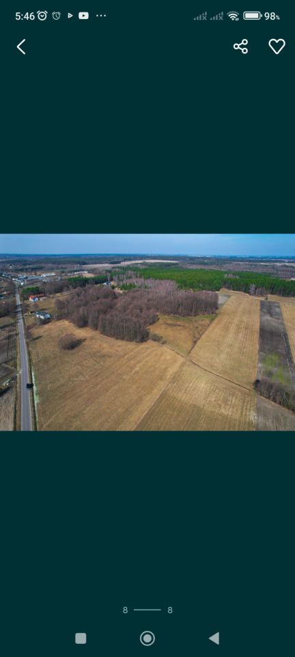 Działka rolno-budowlana Ptaszkowice. Zdjęcie 2