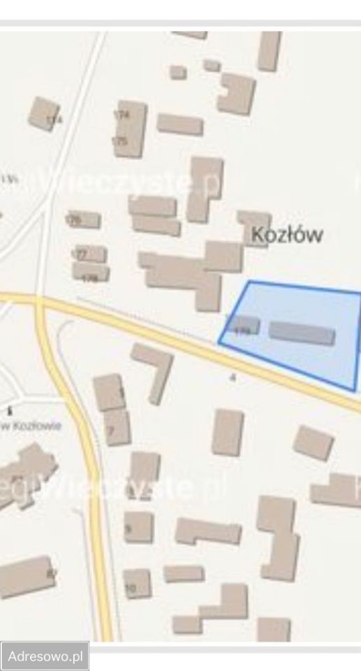 Działka budowlana Kozłów. Zdjęcie 2