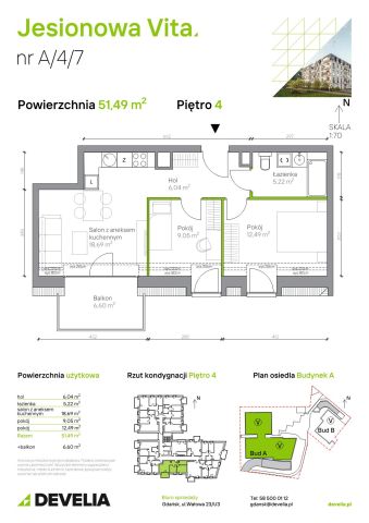 Mieszkanie 3-pokojowe Gdańsk Wrzeszcz, ul. Jesionowa. Zdjęcie 6