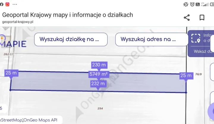 Działka rolna Czuszów