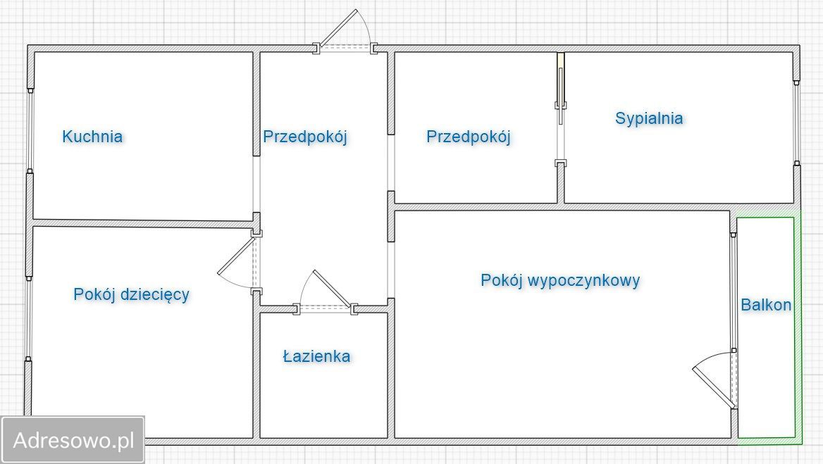 Mieszkanie 3-pokojowe Sosnowiec Zagórze, ul. Bolesława Krzywoustego. Zdjęcie 16