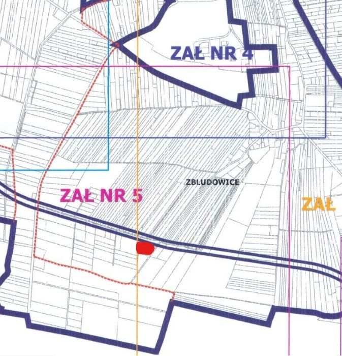 Działka inwestycyjna Zbludowice. Zdjęcie 3
