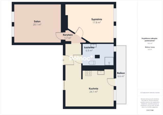 Mieszkanie 3-pokojowe Olsztyn, ul. Michała Lengowskiego. Zdjęcie 3