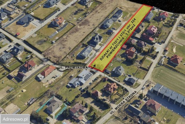 Działka inwestycyjna Rzeszów Biała, ul. Promykowa. Zdjęcie 1