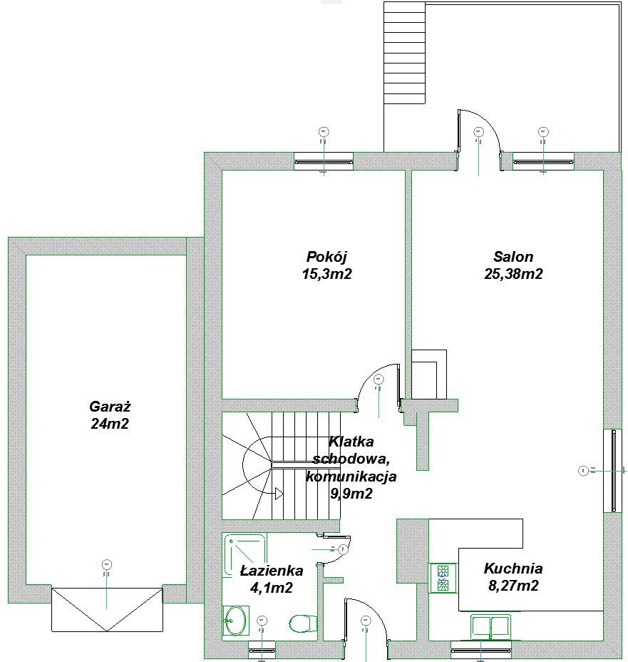 dom wolnostojący, 7 pokoi Suchy Las, ul. Rumiankowa. Zdjęcie 19