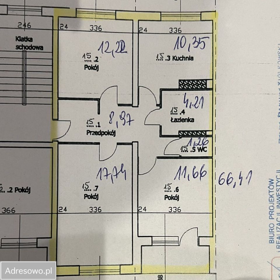 Mieszkanie 3-pokojowe Żuromin, ul. Targowa. Zdjęcie 15
