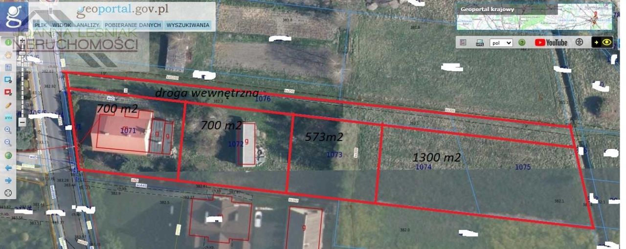 Działka budowlana Witeradów. Zdjęcie 3