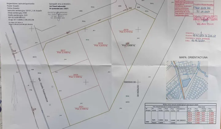 Działka budowlana Koszalin Rokosowo, ul. abp. Józefa Teodorowicza