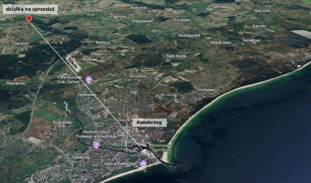 Działka budowlana Charzyno, ul. Wojska Polskiego. Zdjęcie 13