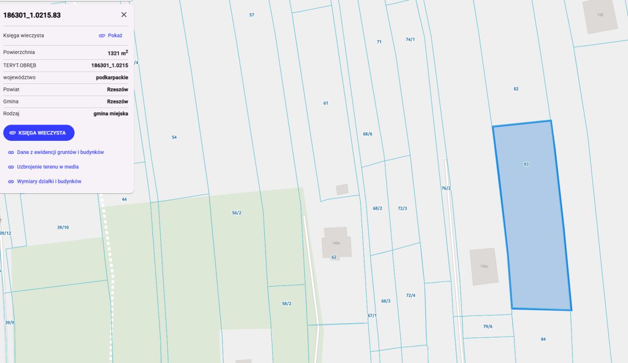 Działka rolna Rzeszów Przybyszówka, ul. Krakowska. Zdjęcie 5