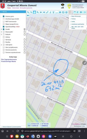 Działka budowlana Zamość, ul. Henryka Wieniawskiego. Zdjęcie 1