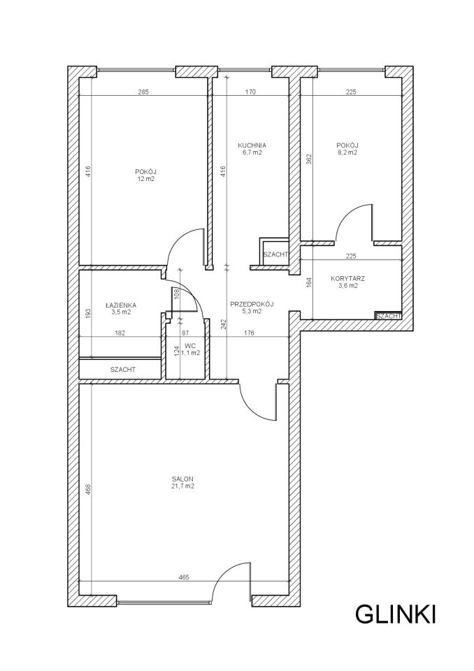 Mieszkanie 3-pokojowe Bydgoszcz Glinki, ul. Glinki. Zdjęcie 29