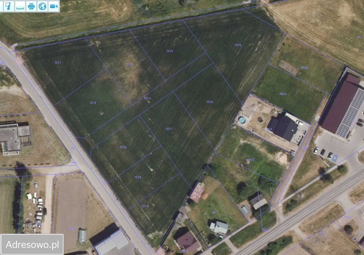 Działka budowlana Sokoły, ul. Krzewina