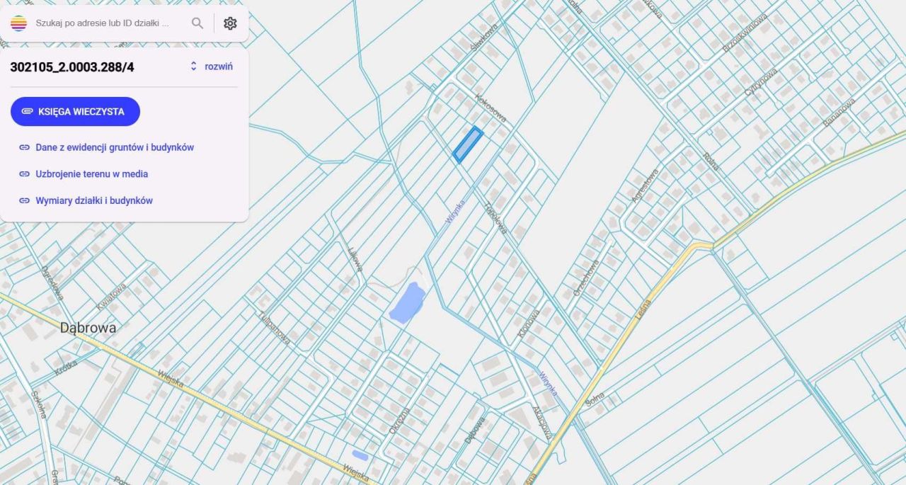 Działka budowlana Dąbrowa. Zdjęcie 2