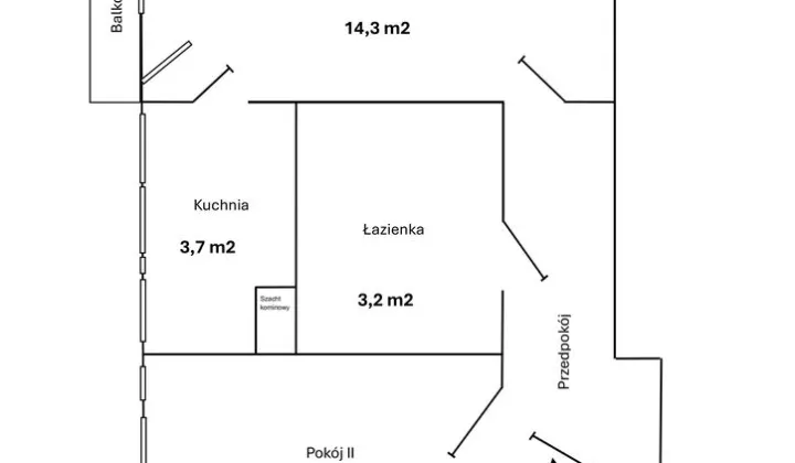 Mieszkanie 2-pokojowe Łódź Żubardź, ul. Lutomierska
