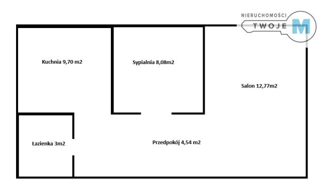 Mieszkanie 2-pokojowe Kielce Centrum, ul. Stefana Żeromskiego. Zdjęcie 7