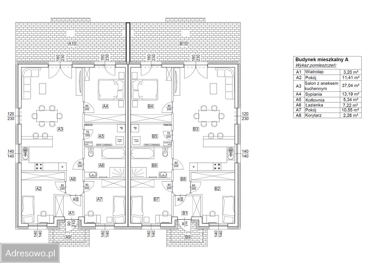 bliźniak, 4 pokoje Piotrowice. Zdjęcie 6