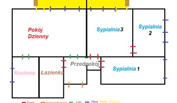Mieszkanie 4-pokojowe Toruń Bydgoskie Przedmieście, ul. Władysława Reymonta