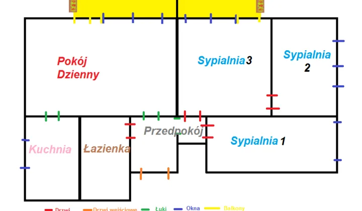 Mieszkanie 4-pokojowe Toruń Bydgoskie Przedmieście, ul. Władysława Reymonta