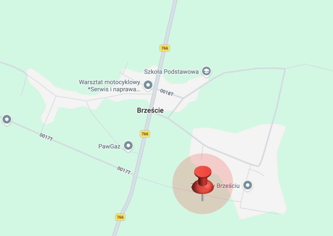 Działka budowlana Brzeście. Zdjęcie 2