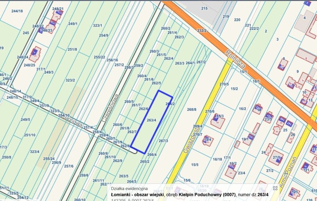 Działka budowlana Kiełpin, ul. Jesionowa. Zdjęcie 2