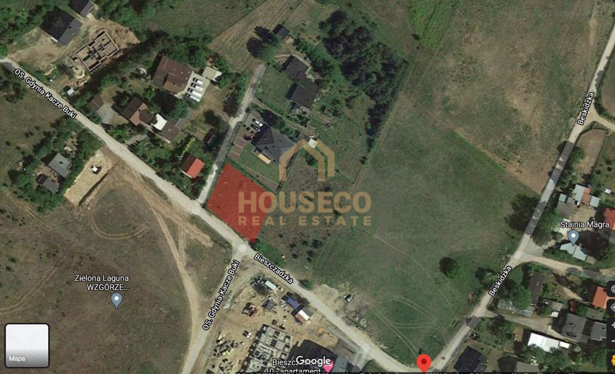 Działka budowlana Gdynia Wielki Kack, ul. Bieszczadzka. Zdjęcie 2