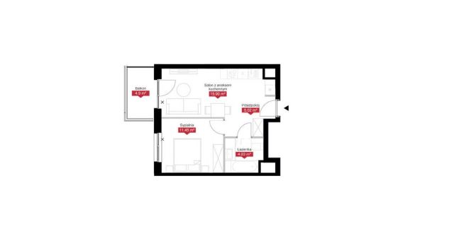 Mieszkanie 2-pokojowe Warszawa Mokotów, ul. Wołoska. Zdjęcie 4