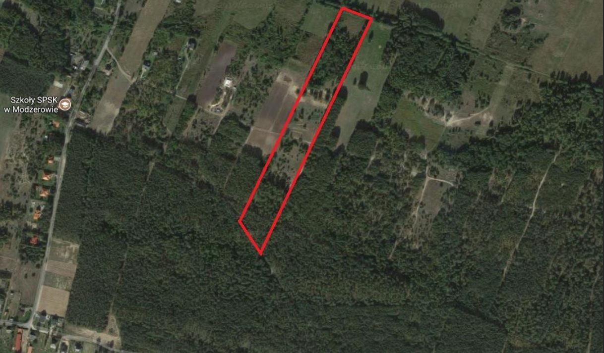 Działka rolno-budowlana Modzerowo. Zdjęcie 2