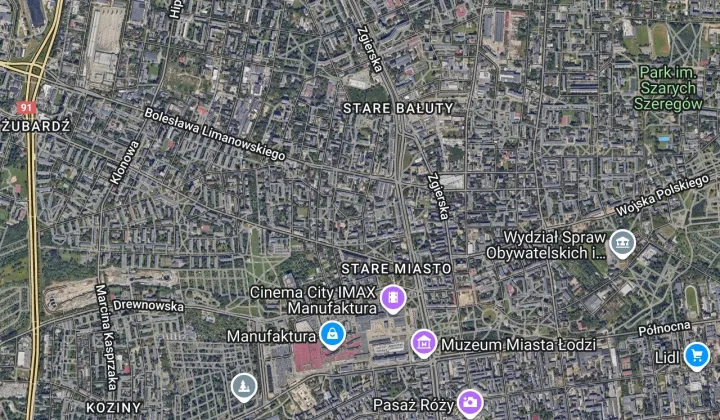 Mieszkanie 1-pokojowe Łódź Bałuty, ul. Rybna