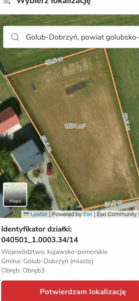 Działka budowlana Golub-Dobrzyń, ul. Brodnicka. Zdjęcie 4