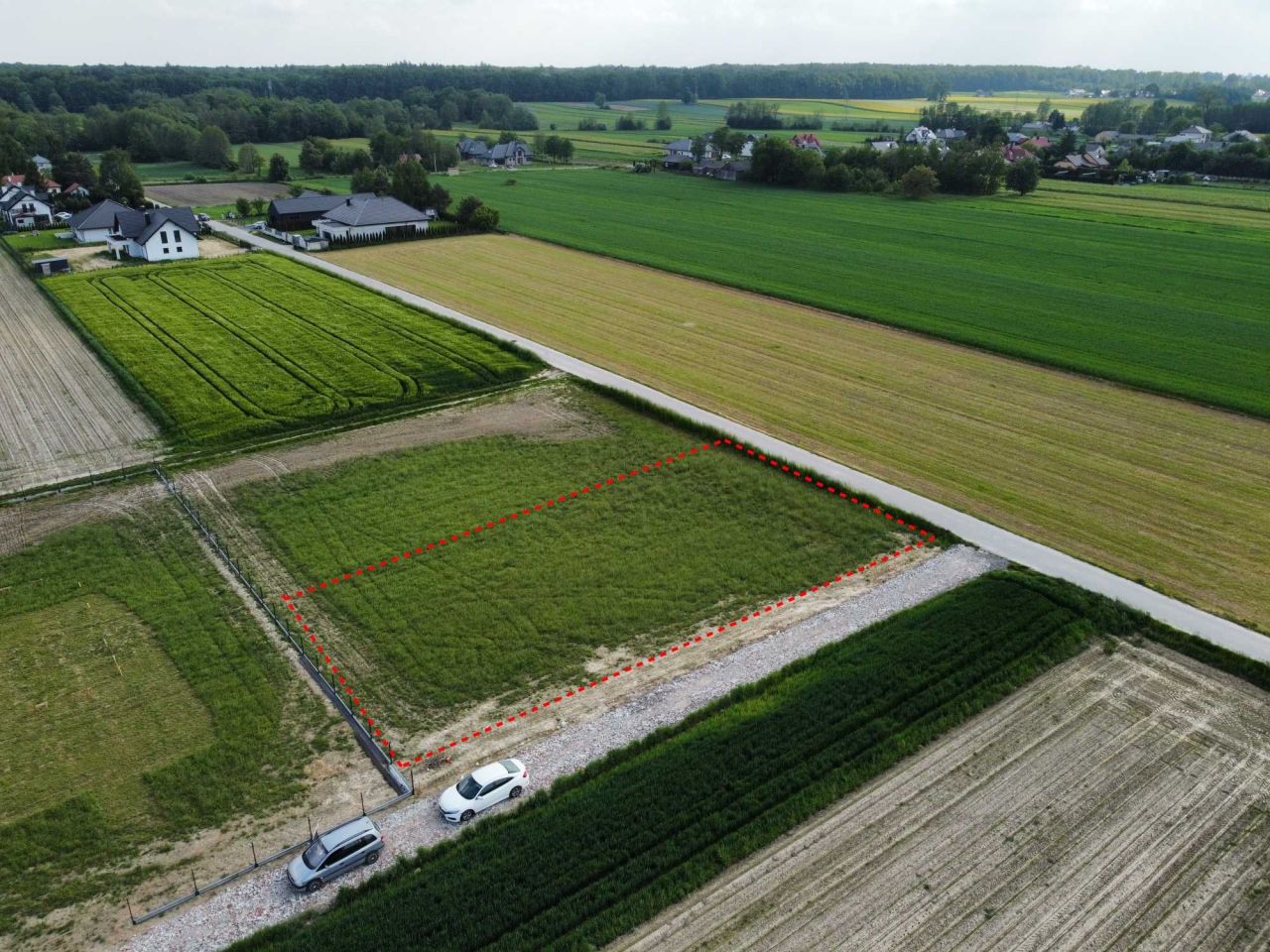 Działka budowlana Krasienin. Zdjęcie 5