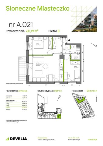 Mieszkanie 3-pokojowe Kraków Bieżanów, ul. Henryka i Karola Czeczów. Zdjęcie 7
