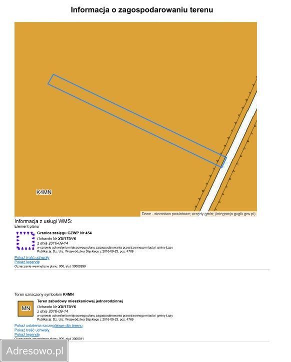 Działka budowlana Ciągowice, ul. Spacerowa. Zdjęcie 4