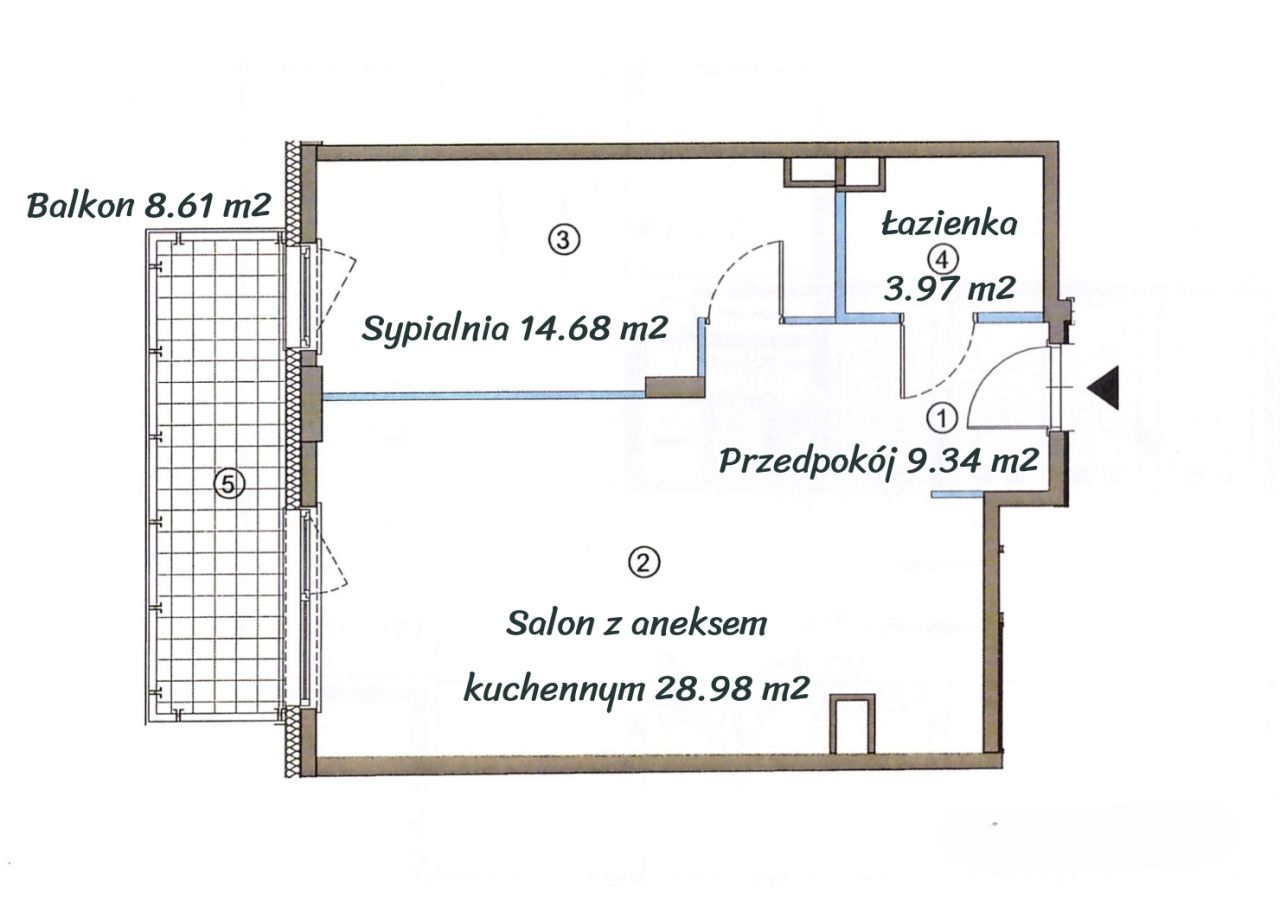 Mieszkanie 2-pokojowe Warszawa Brzeziny, ul. Warzelnicza. Zdjęcie 20