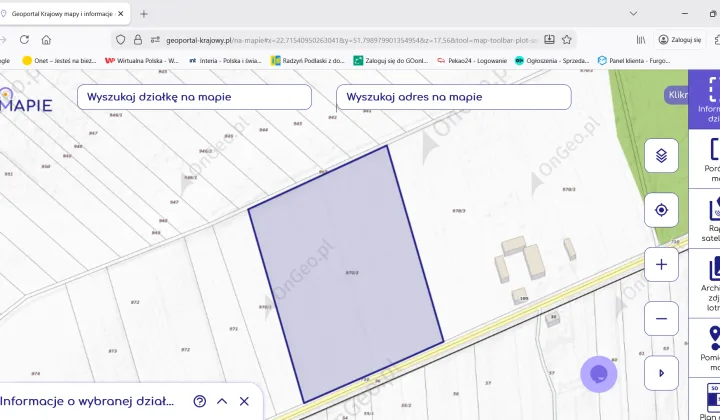 Działka rolno-budowlana Ustrzesz