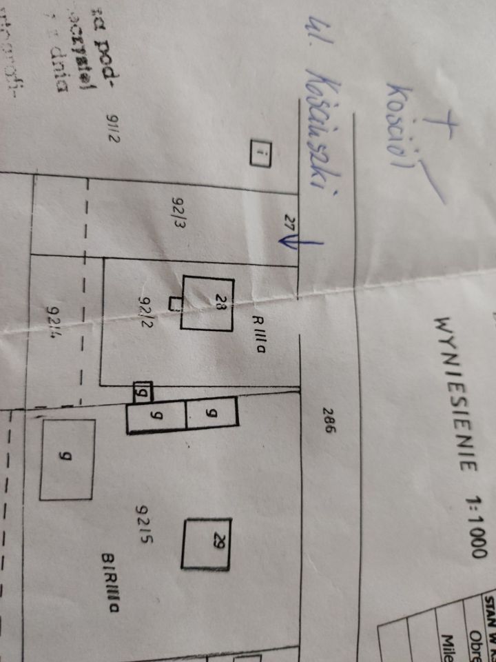 Działka budowlana Milejów, ul. Kościuszki. Zdjęcie 3