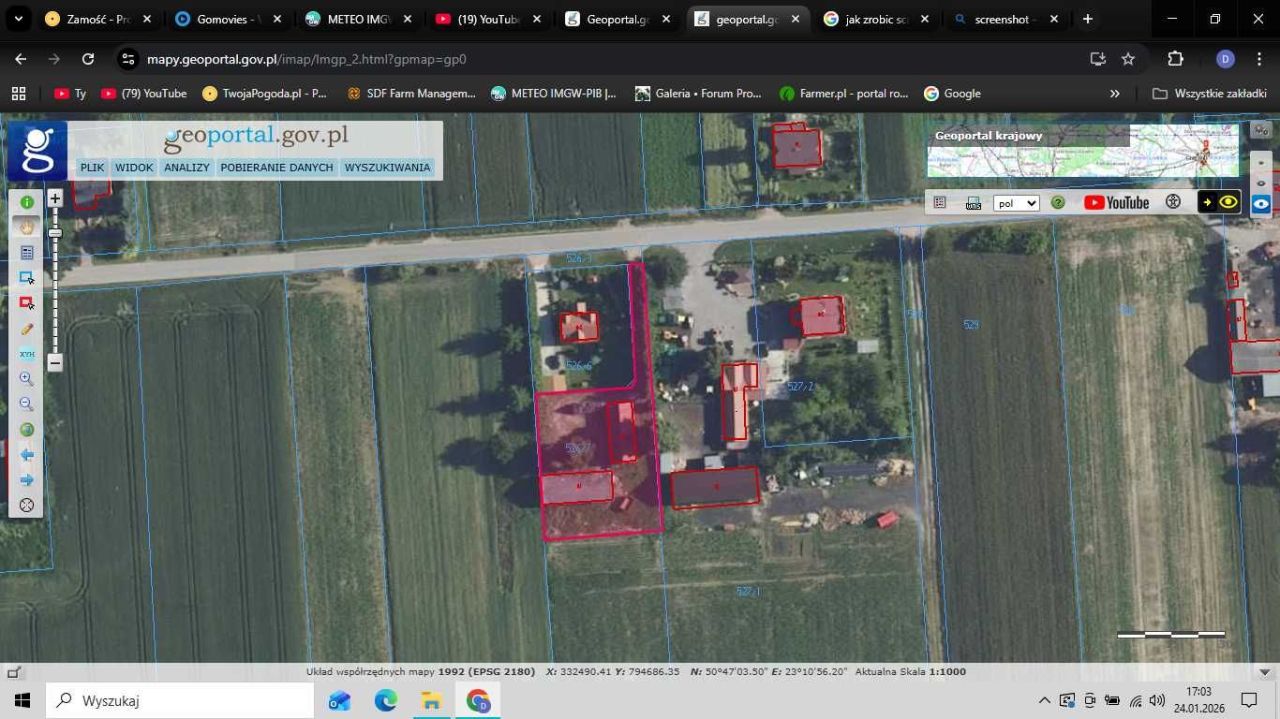 Działka budowlana Chomęciska Duże